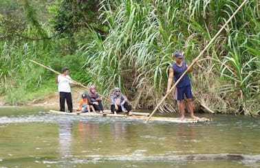 Bamboo Rafting Trips in Tambon Rommani