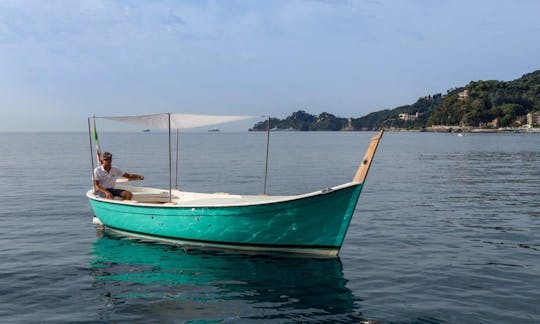 Bote de 21 pés para alugar em Portofino, Itália, com capacidade para 6 pessoas