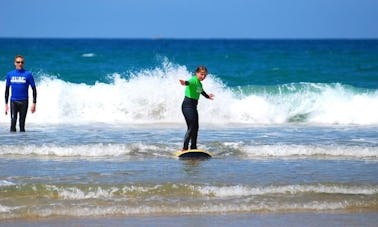 Aulas de surf sob medida na Inglaterra