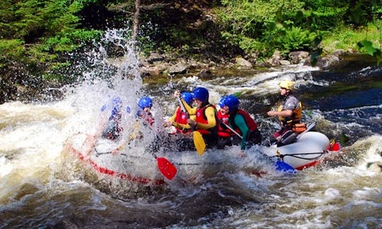 Guided White Water Rafting Trips in Newquay