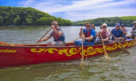 Voyager 12-seat Canoe Trips & Hire in Tuckenhay