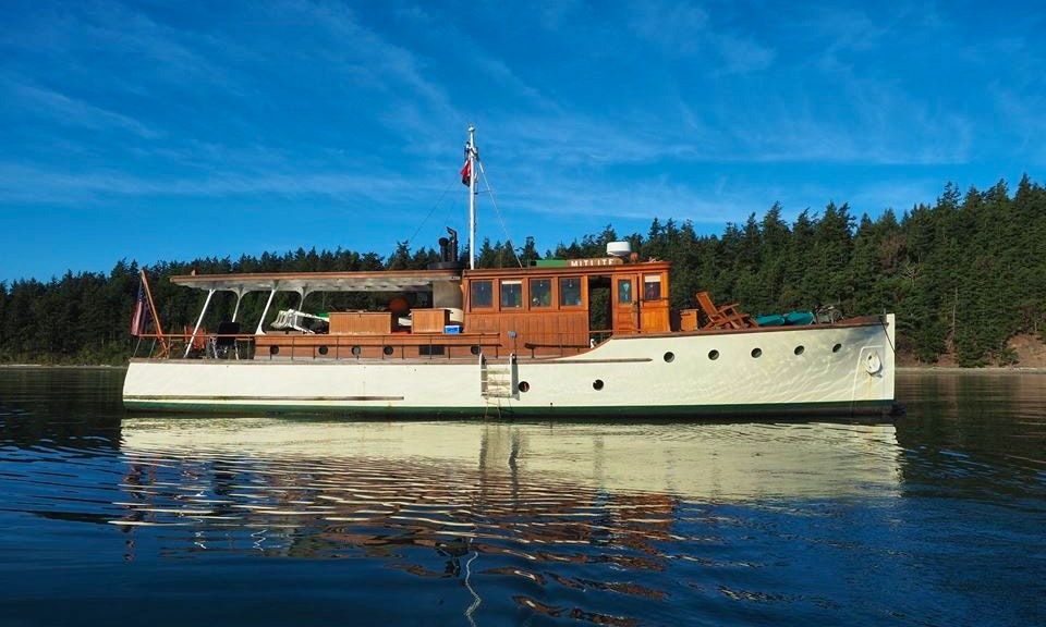 Captained Charter on 58' Classic Motor Yacht Charter in Seattle