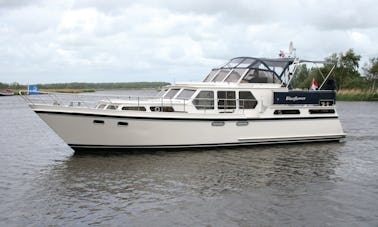 44' Valkkruiser 1350 Motor Yacht Charter in Drachten, Netherlands