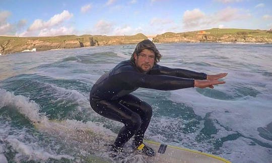 Surf Lessons in Mawgan Porth