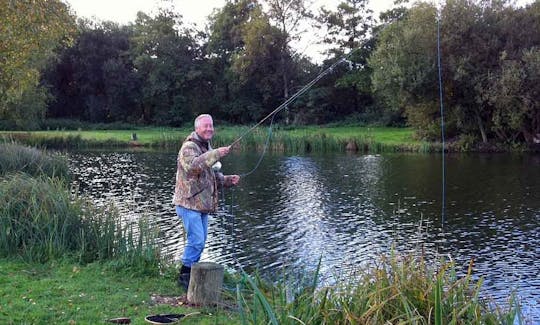 Pesca com mosca em King's Somborne