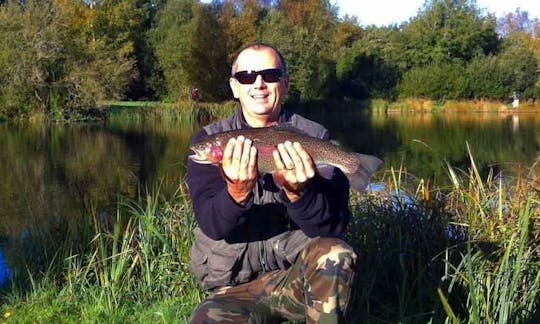 Pesca com mosca em King's Somborne