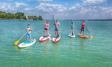 Stand Up Paddleboard Rental and Lessons in Tihany, Hungary