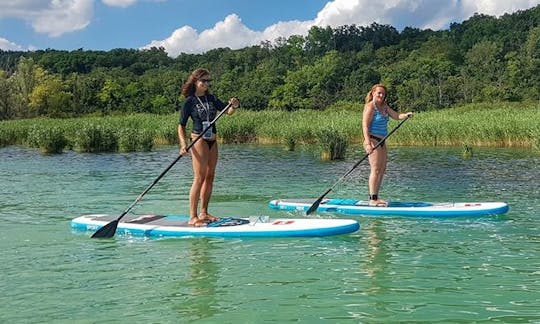 Stand Up Paddleboard Rental and Lessons in Tihany, Hungary