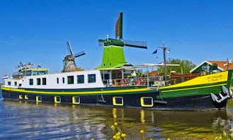 129' La Nouvelle Etoile Canal Boat with 4 twin staterooms
