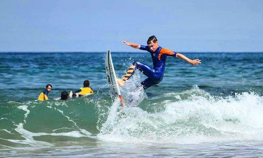 Aulas de surf em Recco