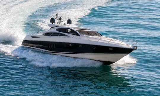 Captained Charter on Sunseeker Predator 72 Mega Yacht from Split, Croatia