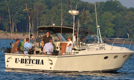 33' Trojan International Fishing Charter "U-Betcha" in Albion