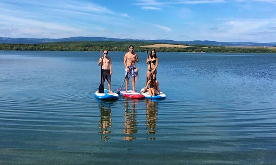 Enjoy Stand Up Paddleboard Rental and Courses in Chbany, Czech Republic