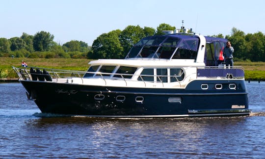 Explore Friesland, Netherlands on this 46ft ''Orion'' Motor Yacht
