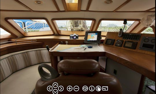 Charter for a day ride or overnight cruise in Angra dos Reis, Paraty or IlhaBela