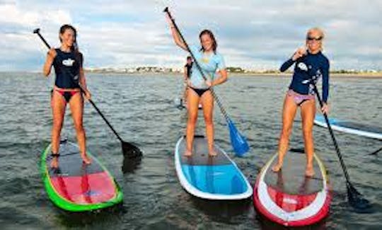 Paddleboard in Sanasana