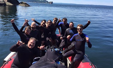 Learn to Scuba Dive with Steven in Percé, Canada