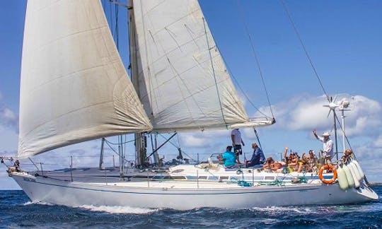 Sailing Cruises on White Time Yacht with Captain Eugene in Cape Verde