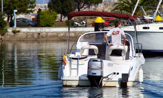 See Santander, Spain on 18' Cuddy Cabin Boat