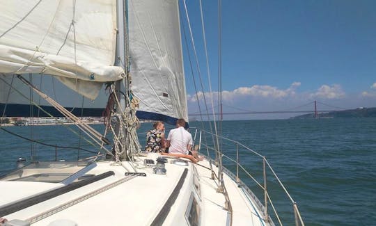 Discover Lisbon on 45' Luxury Yacht "Octonia" with Captain Nigel