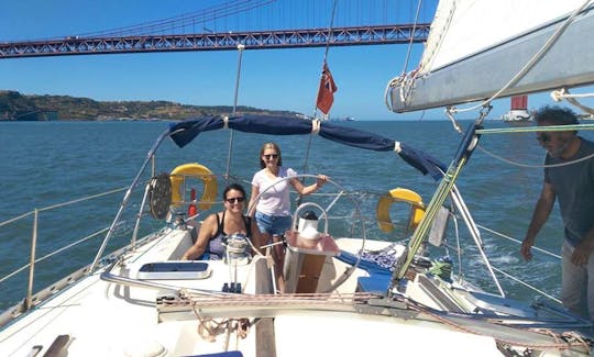 Discover Lisbon on 45' Luxury Yacht "Octonia" with Captain Nigel