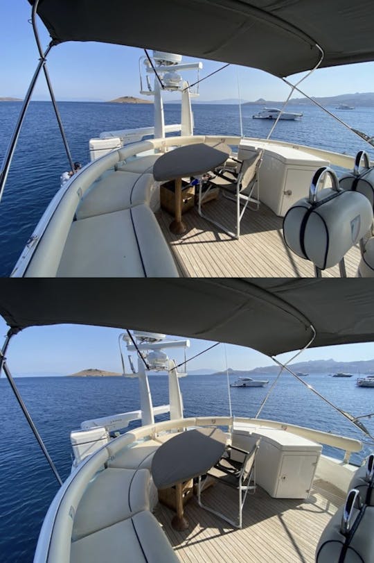 Charter 65’ Motoryacht Fairline Squadron rental in Bodrum, Tr