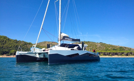 Exlpore Ibiza, Spain By 55' Cruising Catamaran