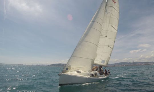 Explore Barcelona on 31ft Regatta Sailing Yacht!