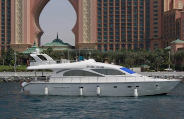 Charter 70 "Al Wasmi" Power Mega Yacht Fly-bridge Double Deck in Dubai, UAE
