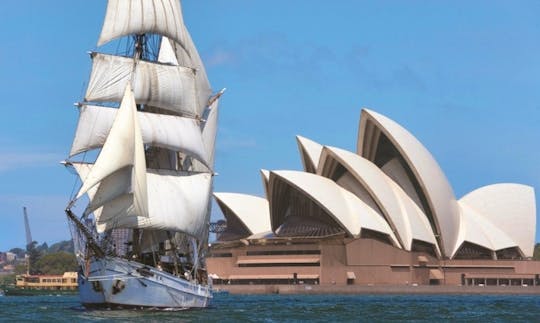 Tall Ship Sails on Sydney Harbour