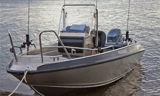 Buster LX Pro Fishing Charters in Stockholm, Sweden on Center Console