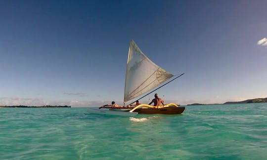 Discover Bora's Lagoon on Traditional Canoe "Lorita"