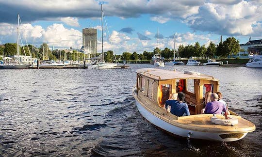 Rent Juwel Canal Boat in Riga, Latvia