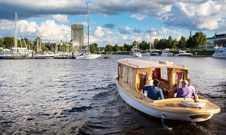 Rent Juwel Canal Boat in Riga, Latvia
