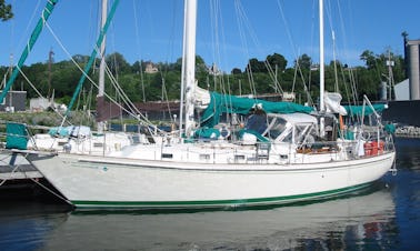 Sailing Charter, 42 pés Cutter Ketch, mergulho com cilindro. Roatán, Honduras