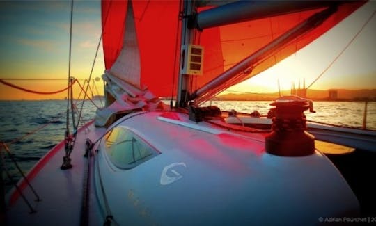 Explore Barcelona on 31ft Regatta Sailing Yacht!