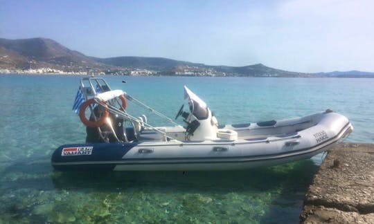 19' Valiant RIB Rental in Paros, Greece