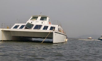 Power catamaran rental for large groups in Mumbai, India