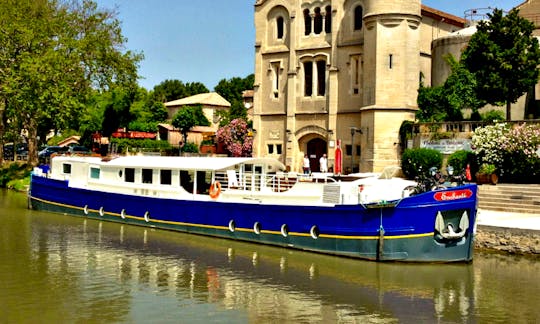 Explore Canal Du Midi, Trèbes on 100' Enchante Canal Boat