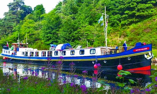 Explore Muirtown, Scotland on 117' Canal Boat