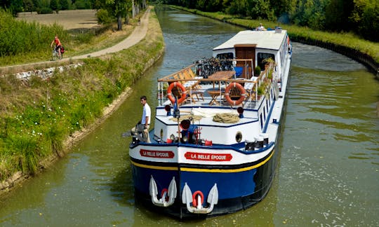 Explore Venarey-les-Laumes, France on 128' La Belle Epoque Canal Boat