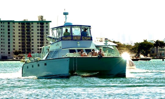 45' Big Power Catamaran Charter in Miami, Florida