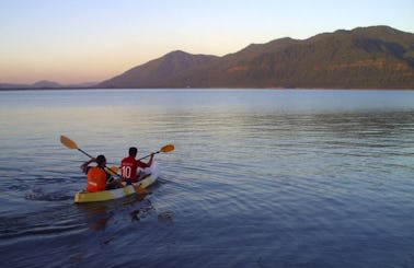 Kayaking on Colbún Lake or a Machicura lake