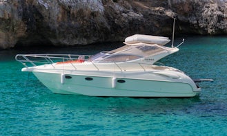 Relax with family or friends in Majorca with 32' GOBBI Motor Yacht