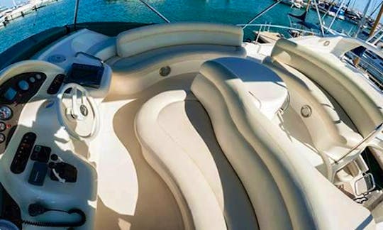 Explore Larnaca, Cyprus by 49' Motor Yacht