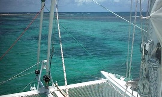 7 Day Cruise Aboard 47ft Cruising Catamaran in Sainte-Anne, Guadeloupe