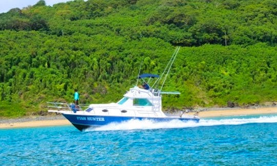 Fernando de Noronha Fishing Charter on 32' Carbras Mar Yacht in Brazil