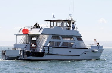 Discover the Isla de Lobos, Uruguay on 56ft "Calypso" Motor Yacht