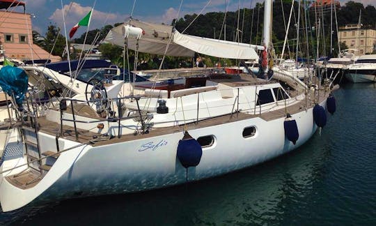 Explore Liguria, Italy on 55' Atlantic 55 Cruising Monohull