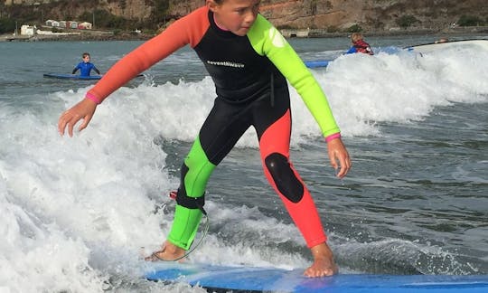 Cours de surf à Christchurch, Nouvelle-Zélande